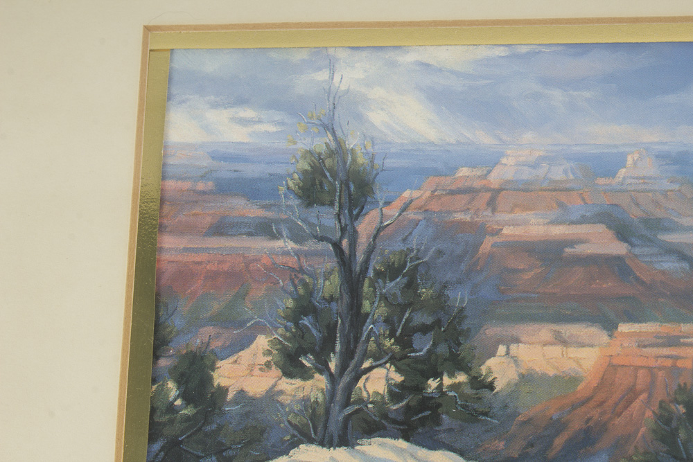 Two Dorene E. Goeman Grand Canyon Offset Lithographs
