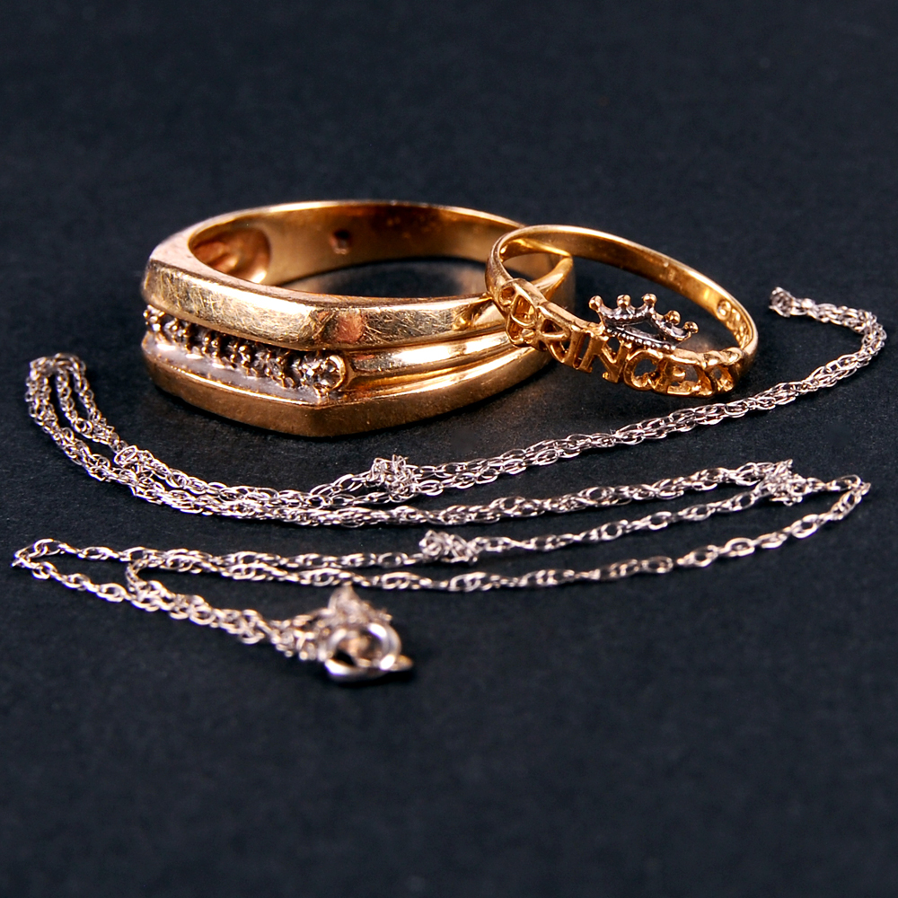 10 Karat Gold Jewelry Collection