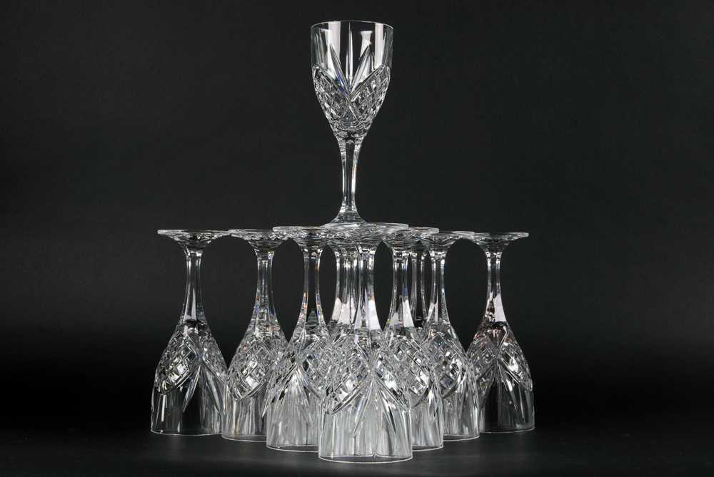 Godinger "Dublin" Wine Glasses