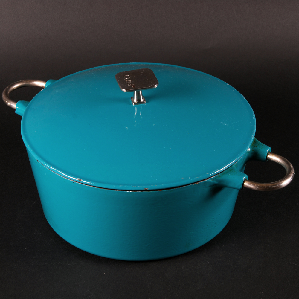 Blue Cast Iron Pot by Outset