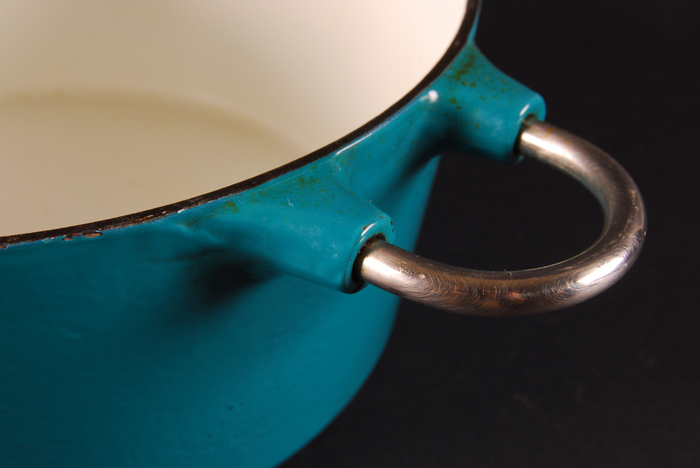 Blue Cast Iron Pot by Outset