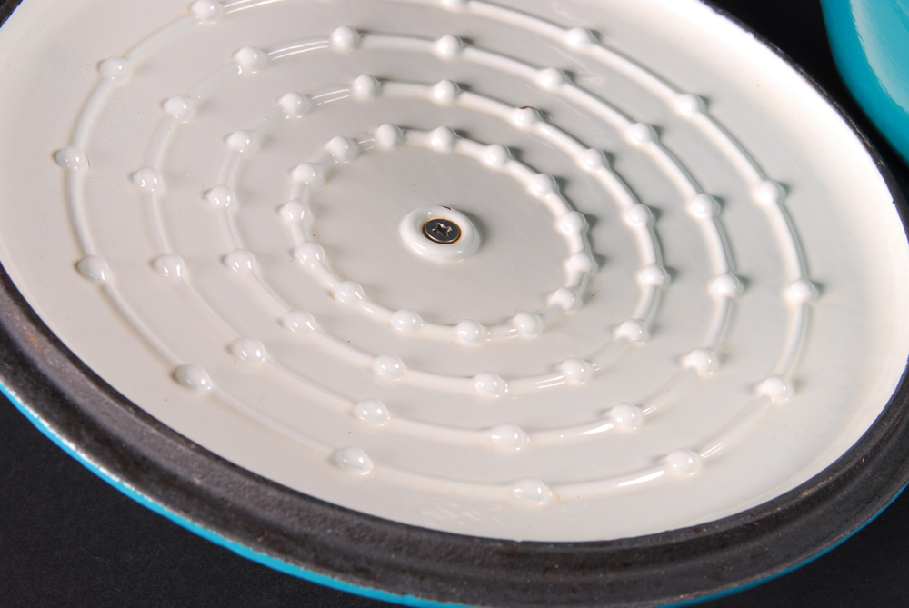 Blue Cast Iron Pot by Outset