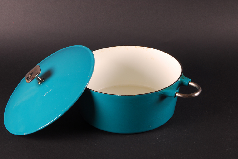 Blue Cast Iron Pot by Outset