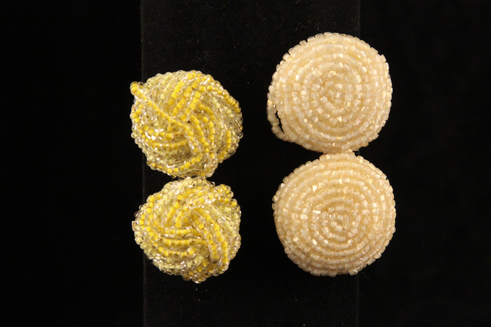 Vintage Yellow Necklaces and Earrings