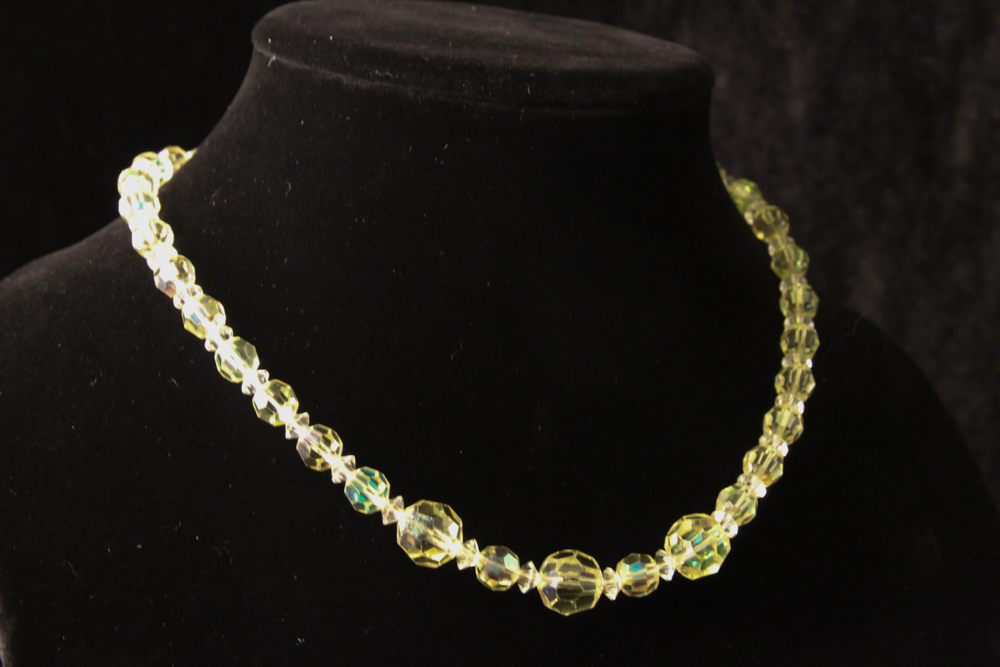 Vintage Yellow Necklaces and Earrings