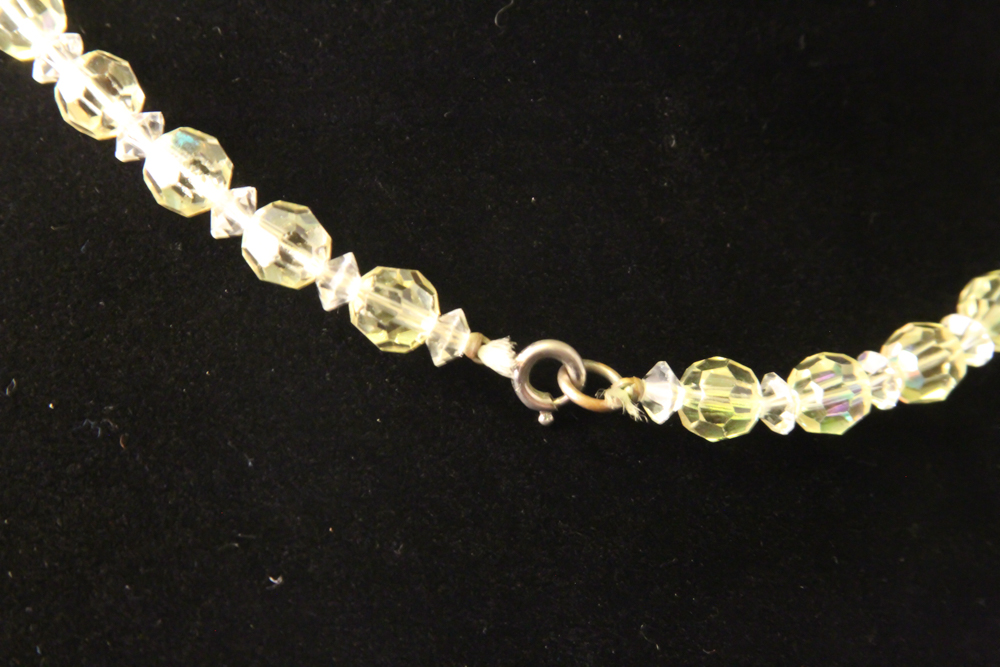 Vintage Yellow Necklaces and Earrings