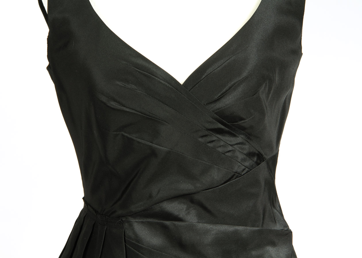 Prada Black Silk Cocktail Dress