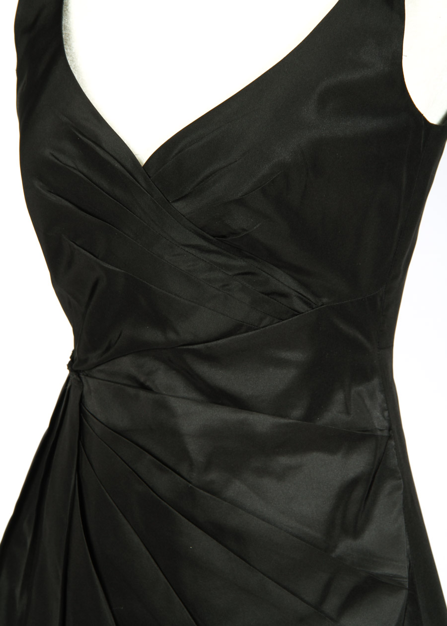 Prada Black Silk Cocktail Dress