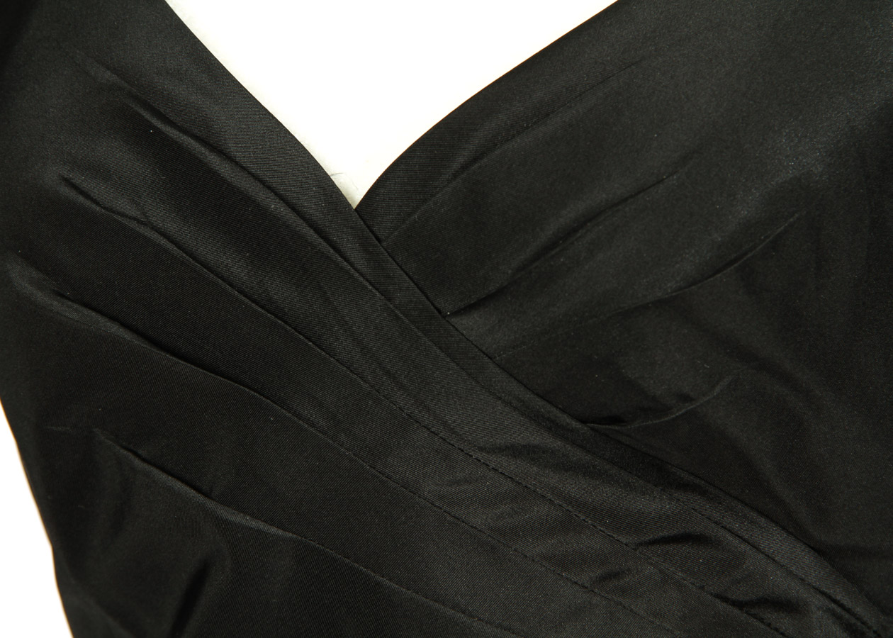 Prada Black Silk Cocktail Dress