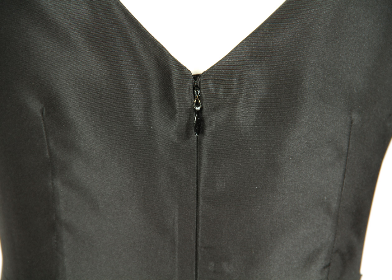 Prada Black Silk Cocktail Dress