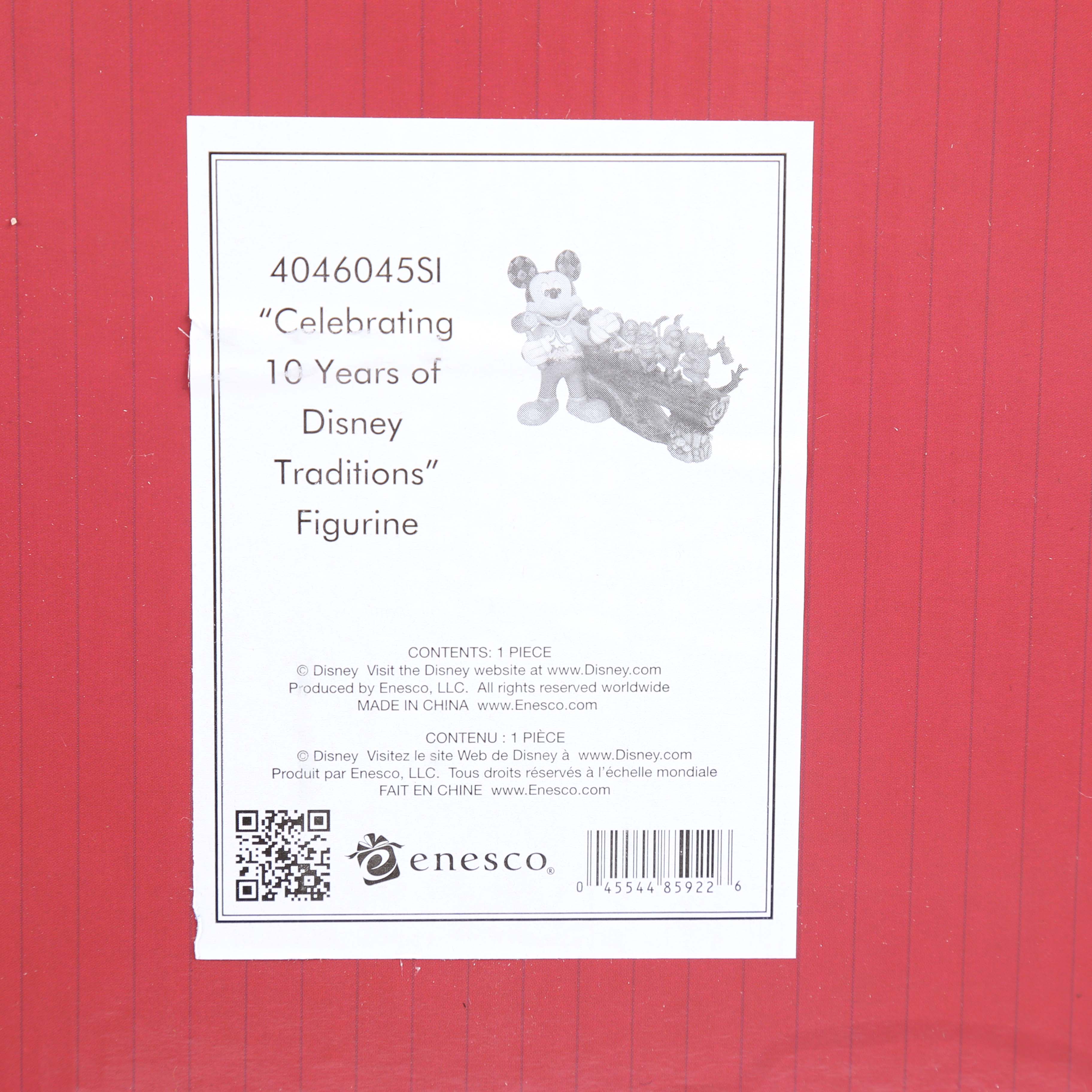 Jim Shore's "Celebrating 10 Years of Disney Traditions" Figurine