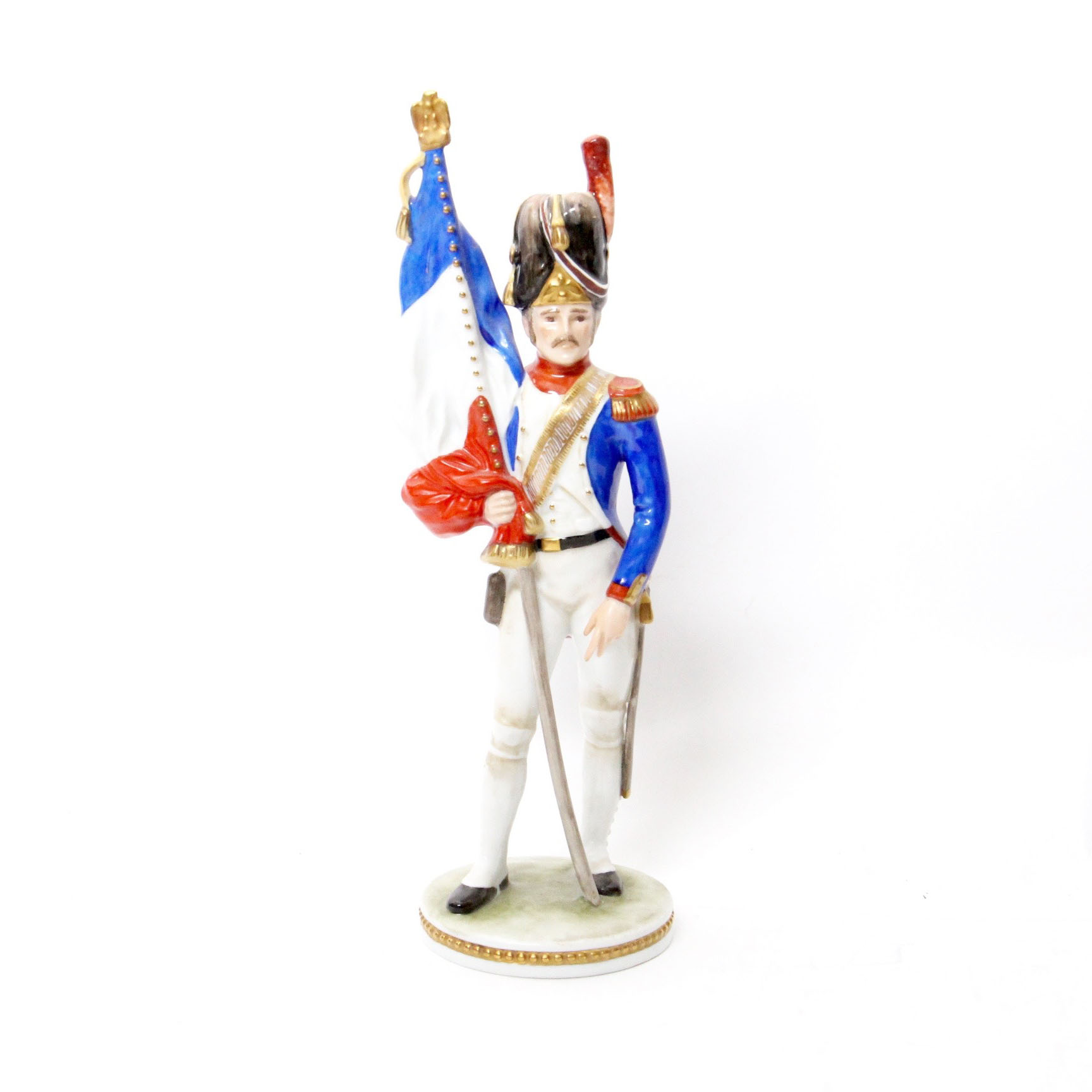 Vintage Kaiser Porcelain "Color Bearer" Figurine