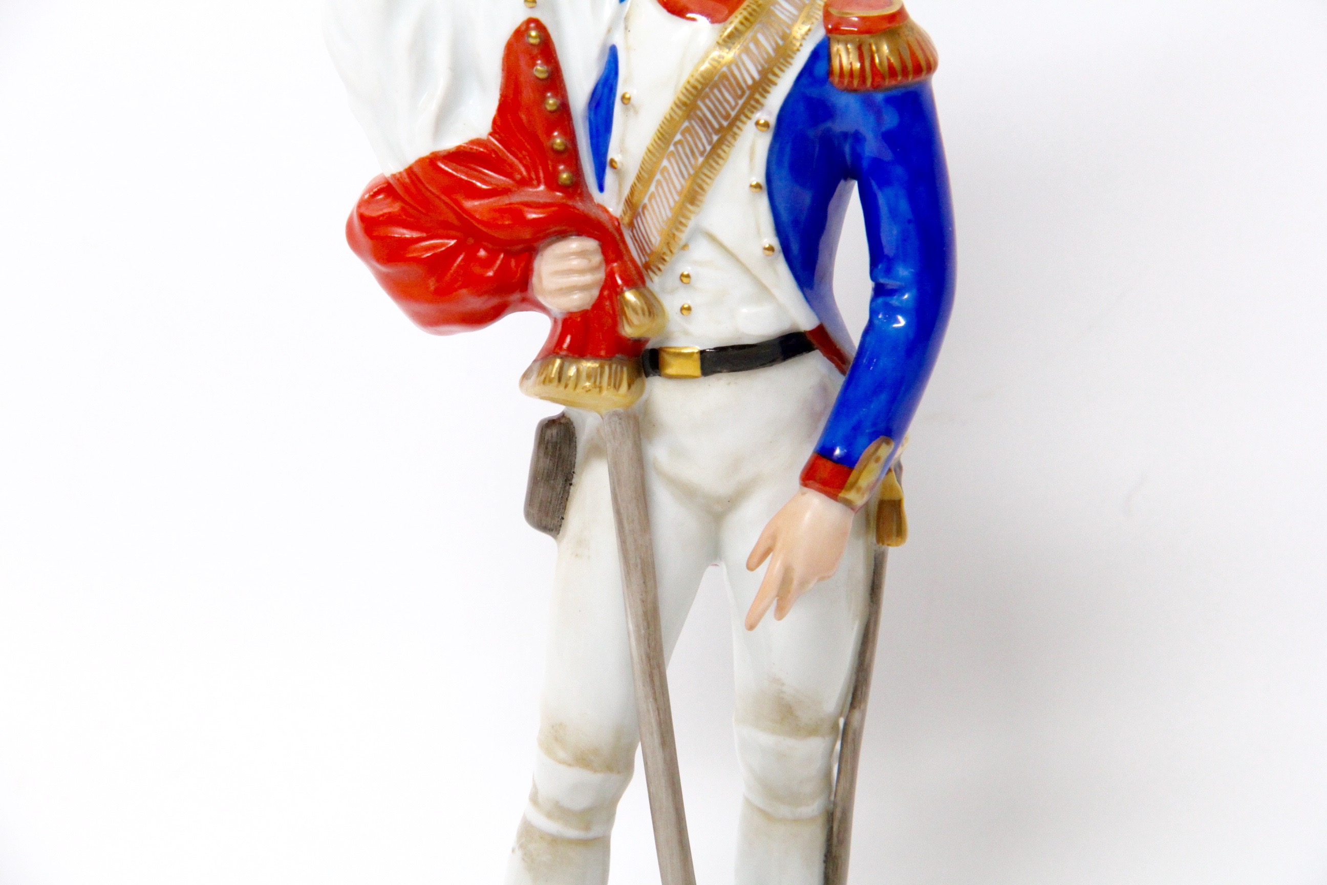 Vintage Kaiser Porcelain "Color Bearer" Figurine