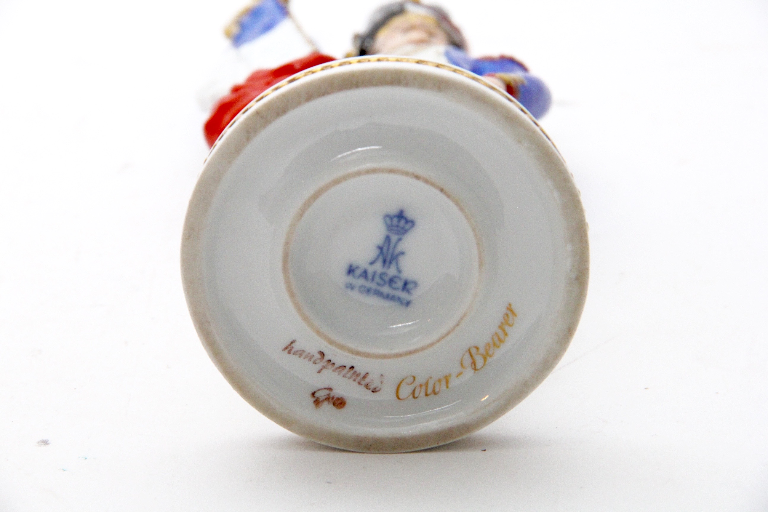 Vintage Kaiser Porcelain "Color Bearer" Figurine