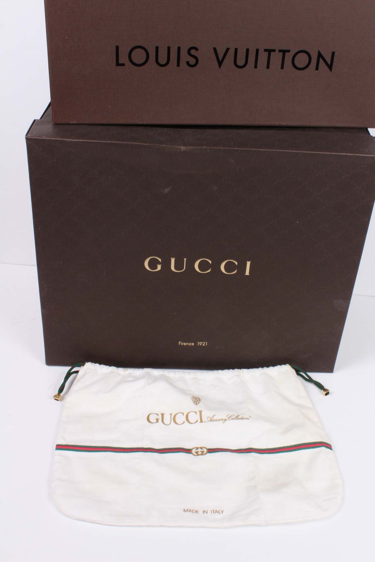 Designer Boxes Featuring Gucci, Louis Vuitton and Tiffany & Co.