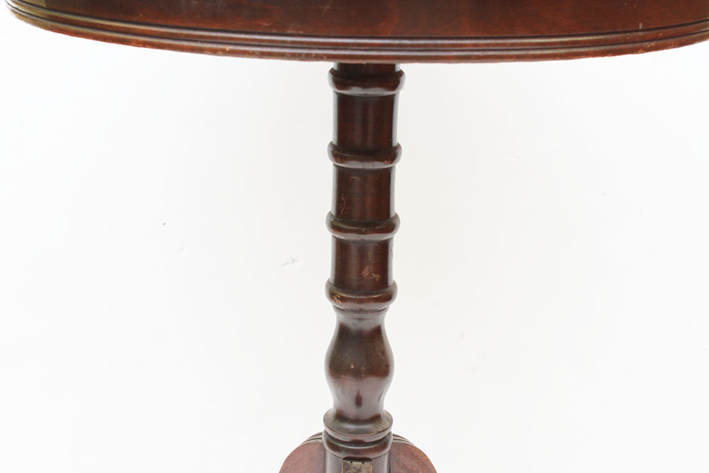 Two Wood Vintage Accent Tables