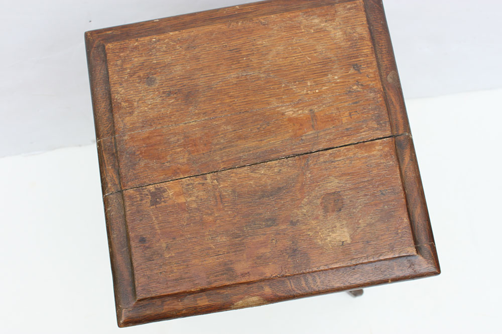 Two Wood Vintage Accent Tables