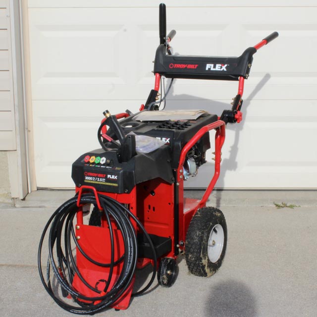 Troy-Bilt FLEX 3000-PSI Pressure Washer and FLEX-Power Base