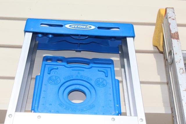 Three Aluminum Ladders