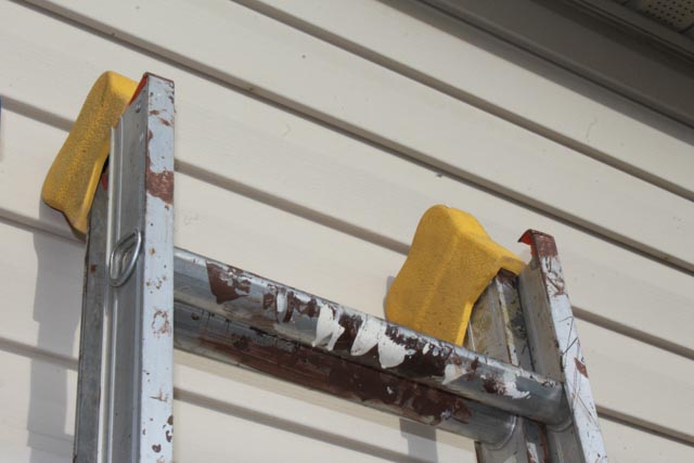 Three Aluminum Ladders