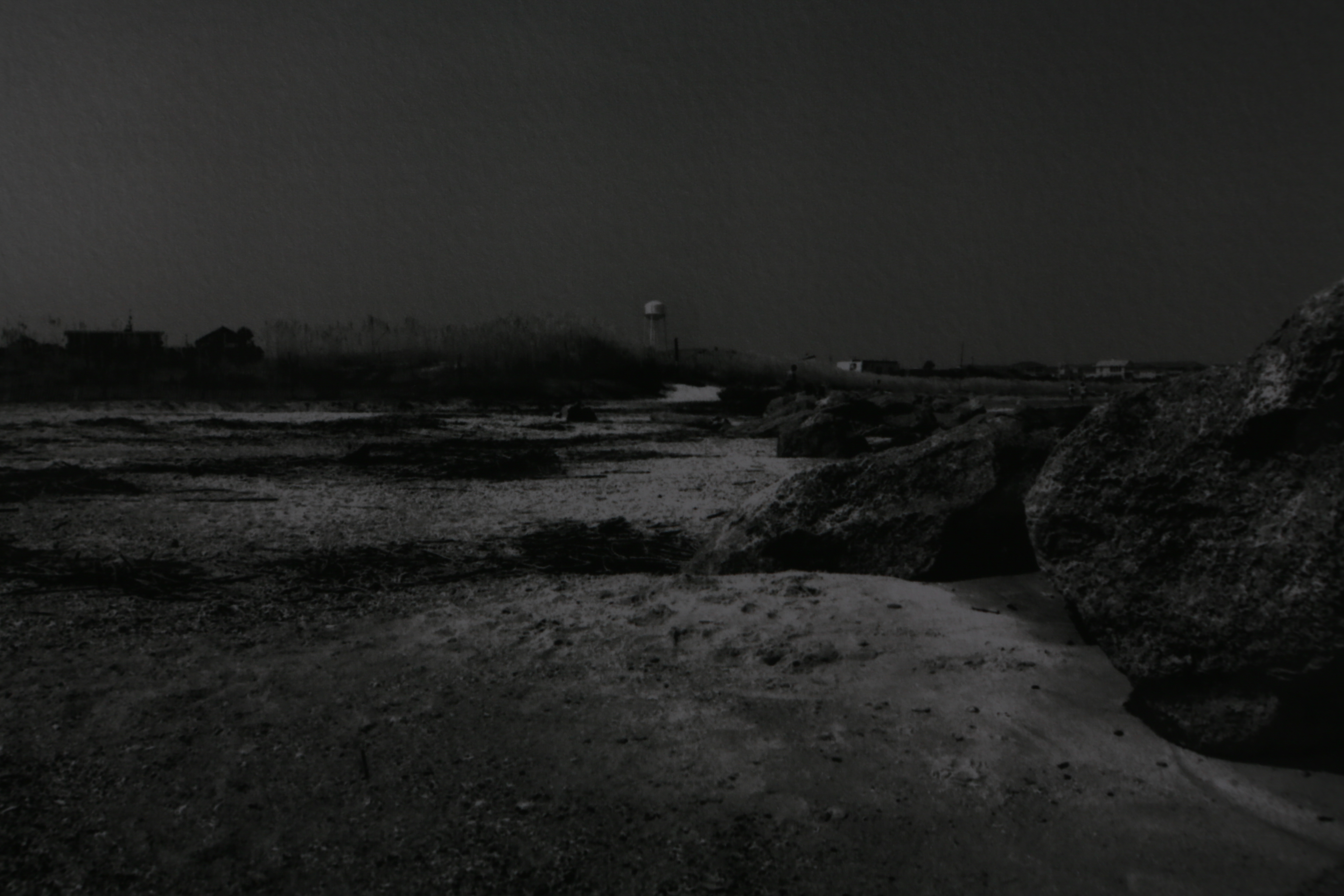 Roger Moore Giclee Quad Black Print Titled "Tybee Lighthouse"