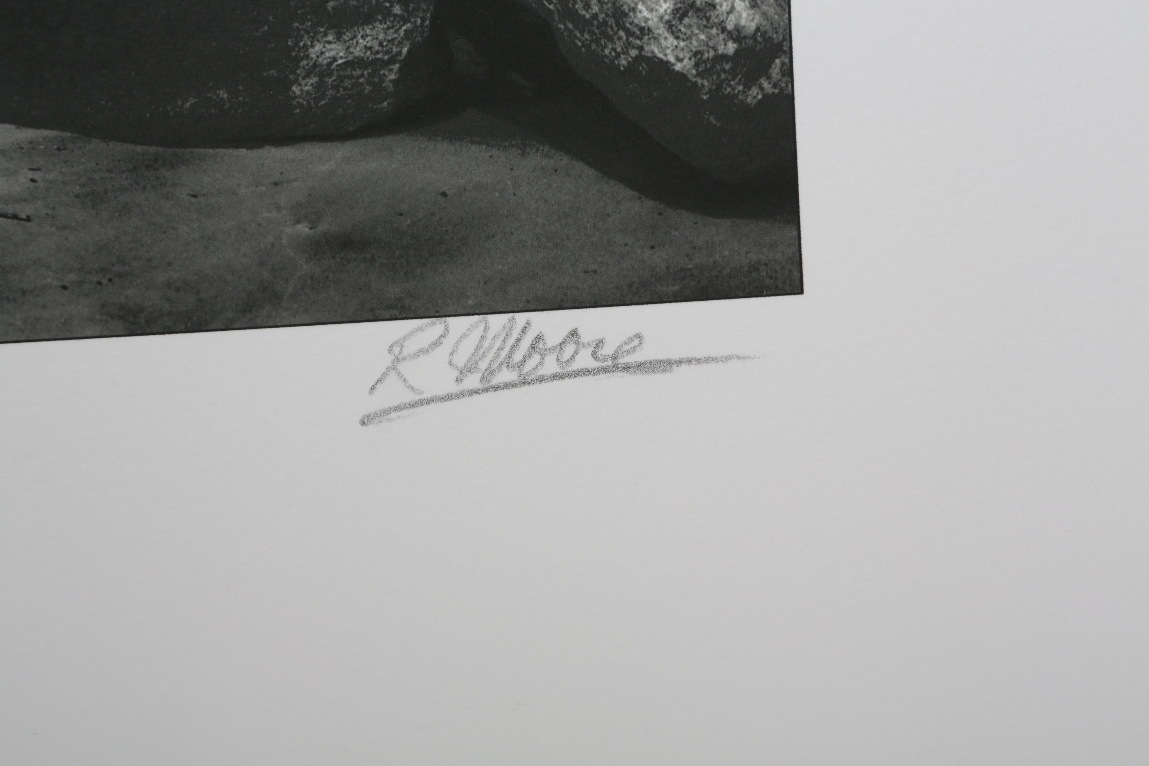 Roger Moore Giclee Quad Black Print Titled "Tybee Lighthouse"