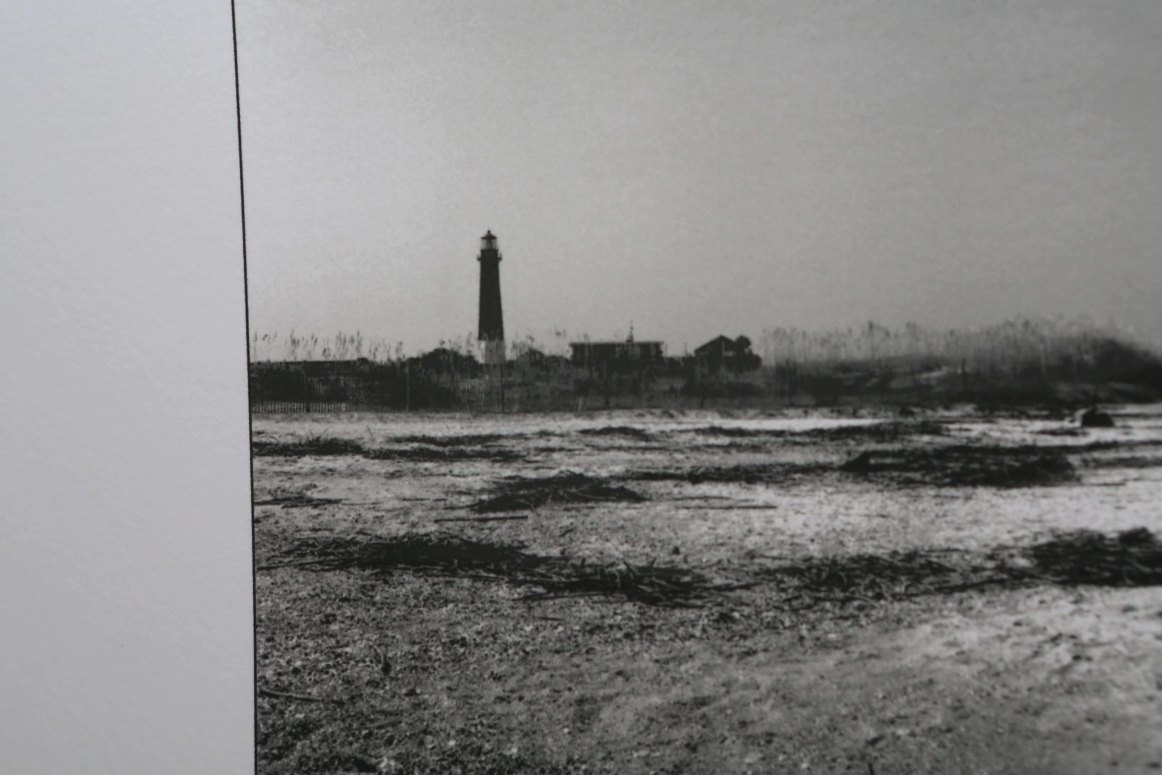 Roger Moore Giclee Quad Black Print Titled "Tybee Lighthouse"