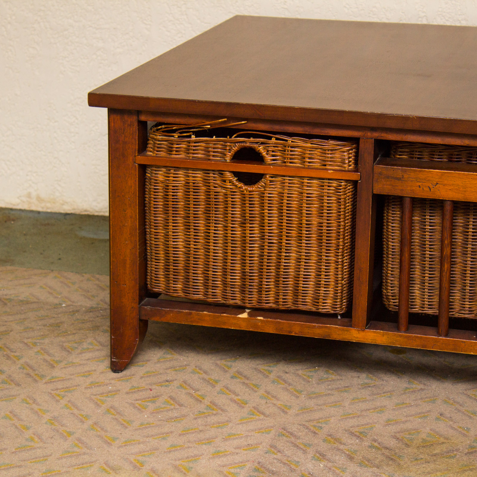 Walnut Stained Coffee Table