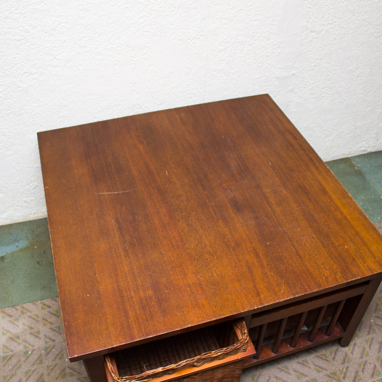 Walnut Stained Coffee Table