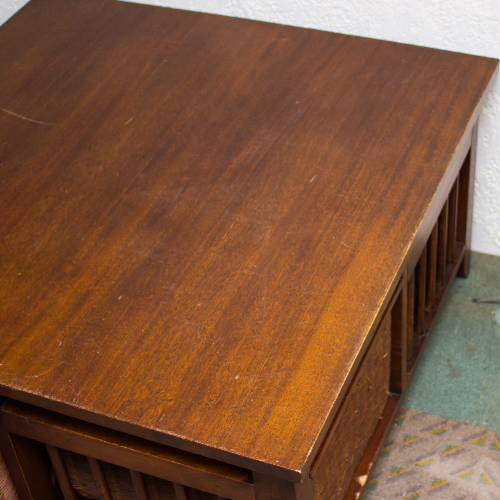 Walnut Stained Coffee Table