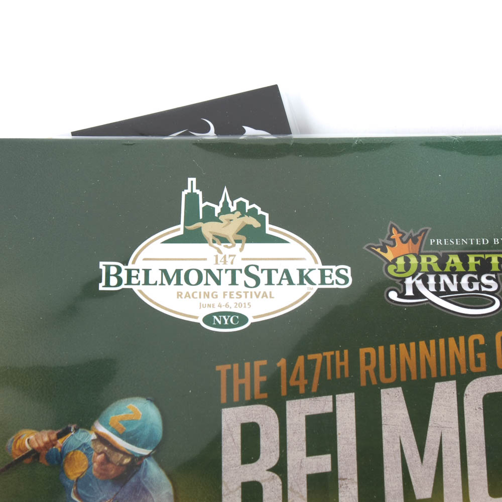 American Pharaoh 2015 Triple Crown Programs with $2 Win Tickets