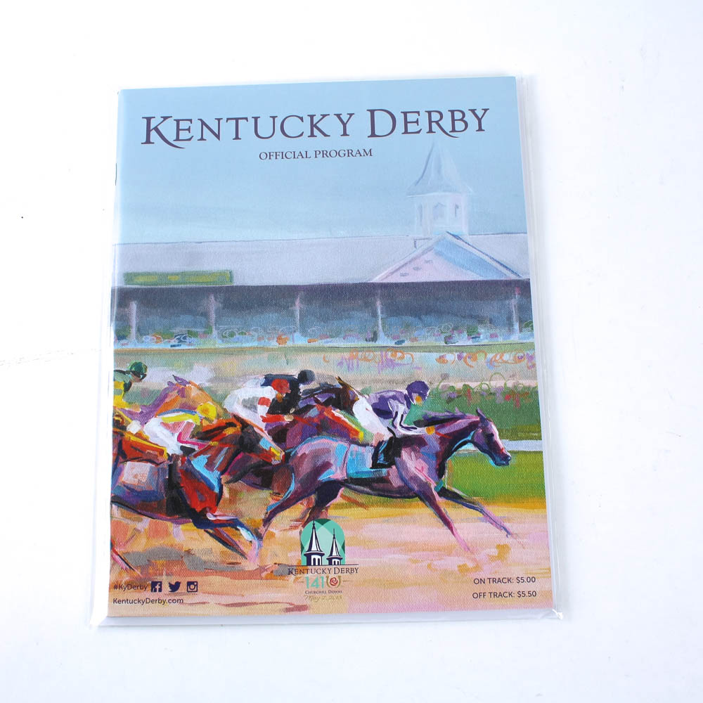 American Pharaoh 2015 Triple Crown Programs with $2 Win Tickets