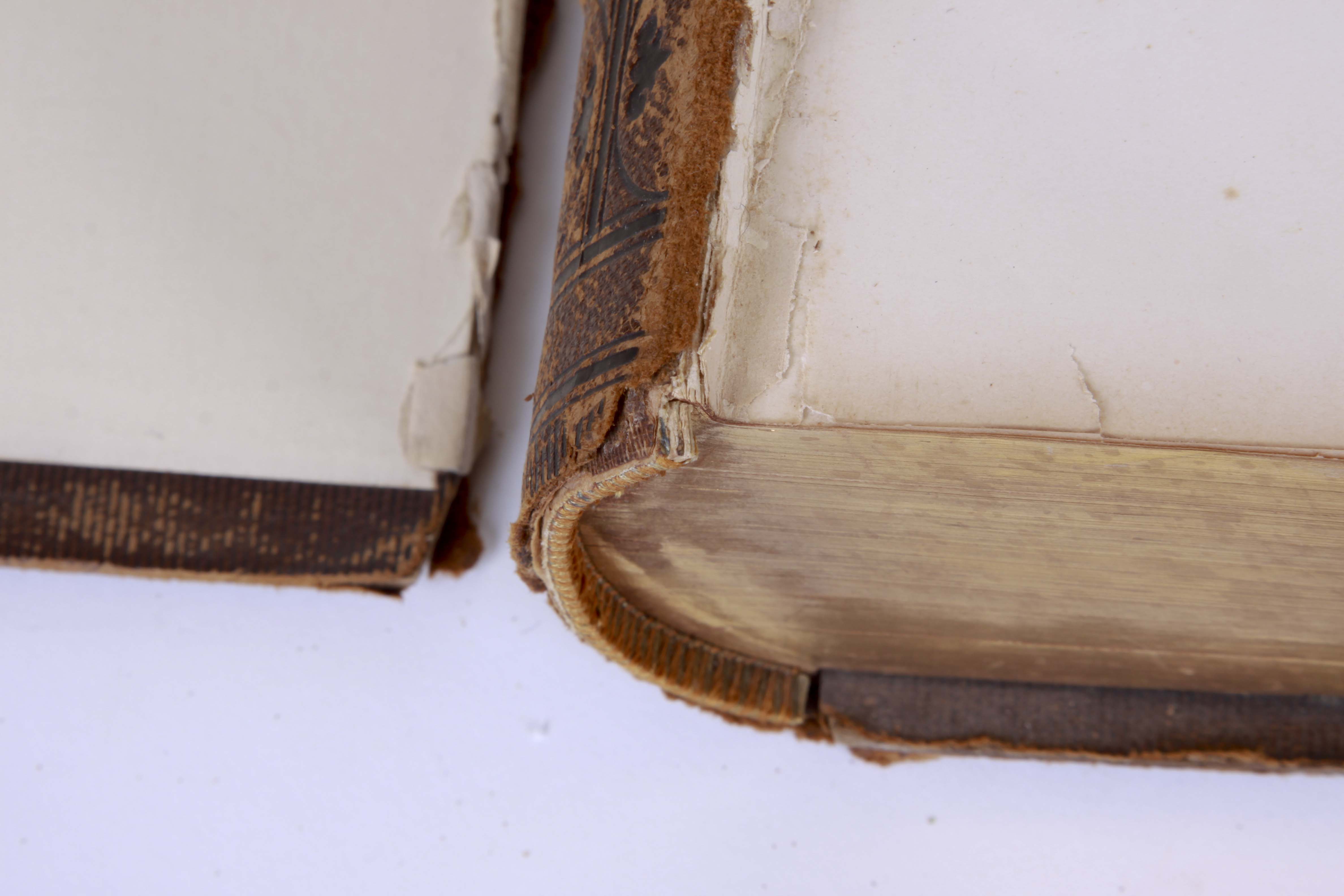 Vintage 1865  Leather Bound Holy Bible