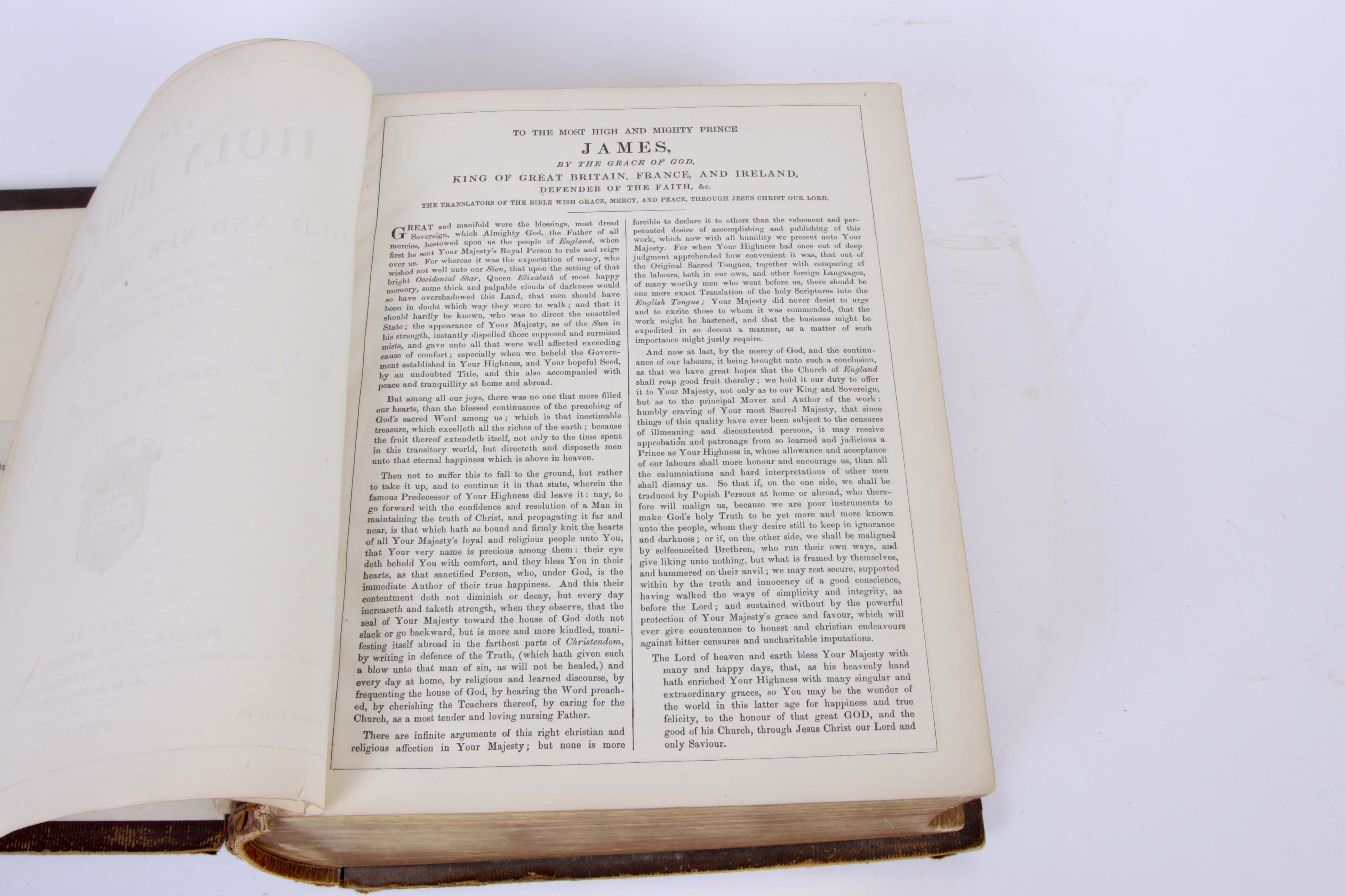 Vintage 1865  Leather Bound Holy Bible