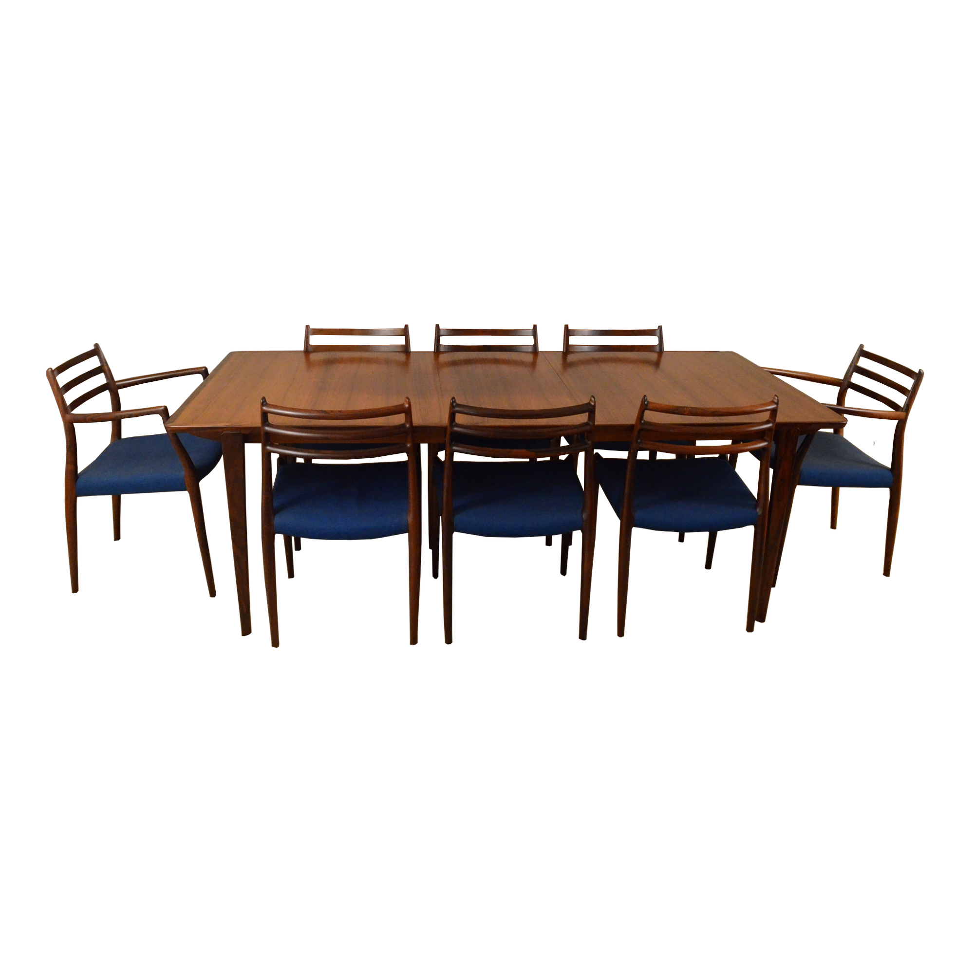 Mid-Century Danish Modern Rosewood Dining Set