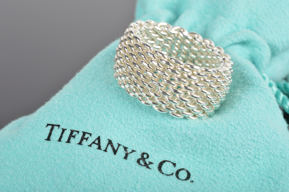 Tiffany and Company Somerset Sterling Silver Ring