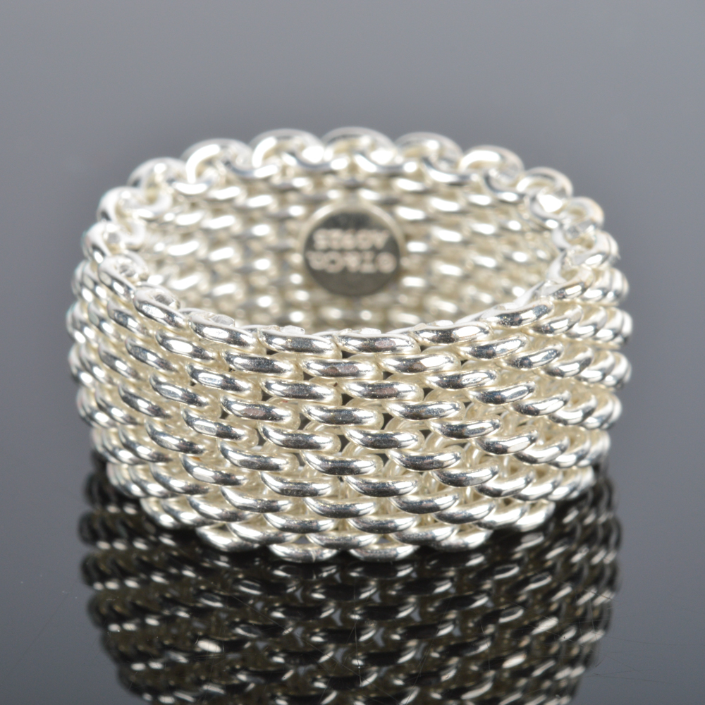 Tiffany and Company Somerset Sterling Silver Ring