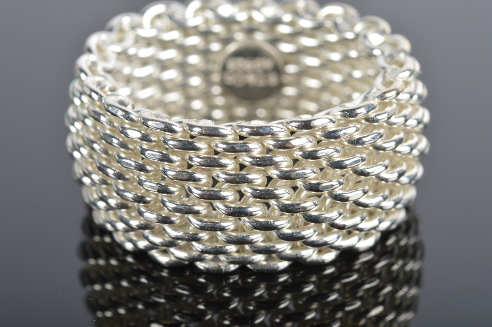 Tiffany and Company Somerset Sterling Silver Ring