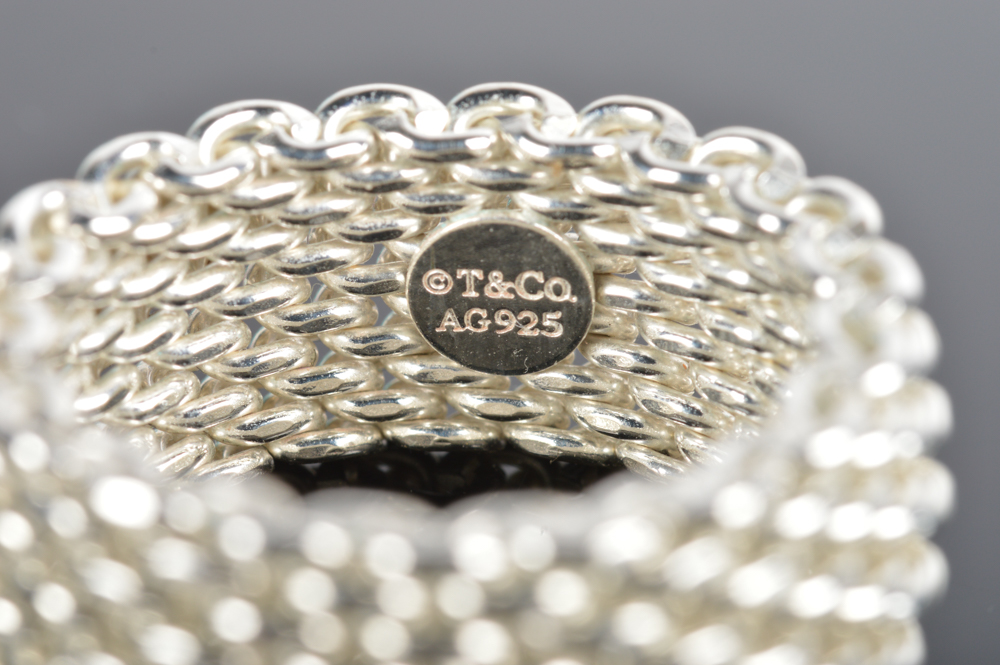 Tiffany and Company Somerset Sterling Silver Ring