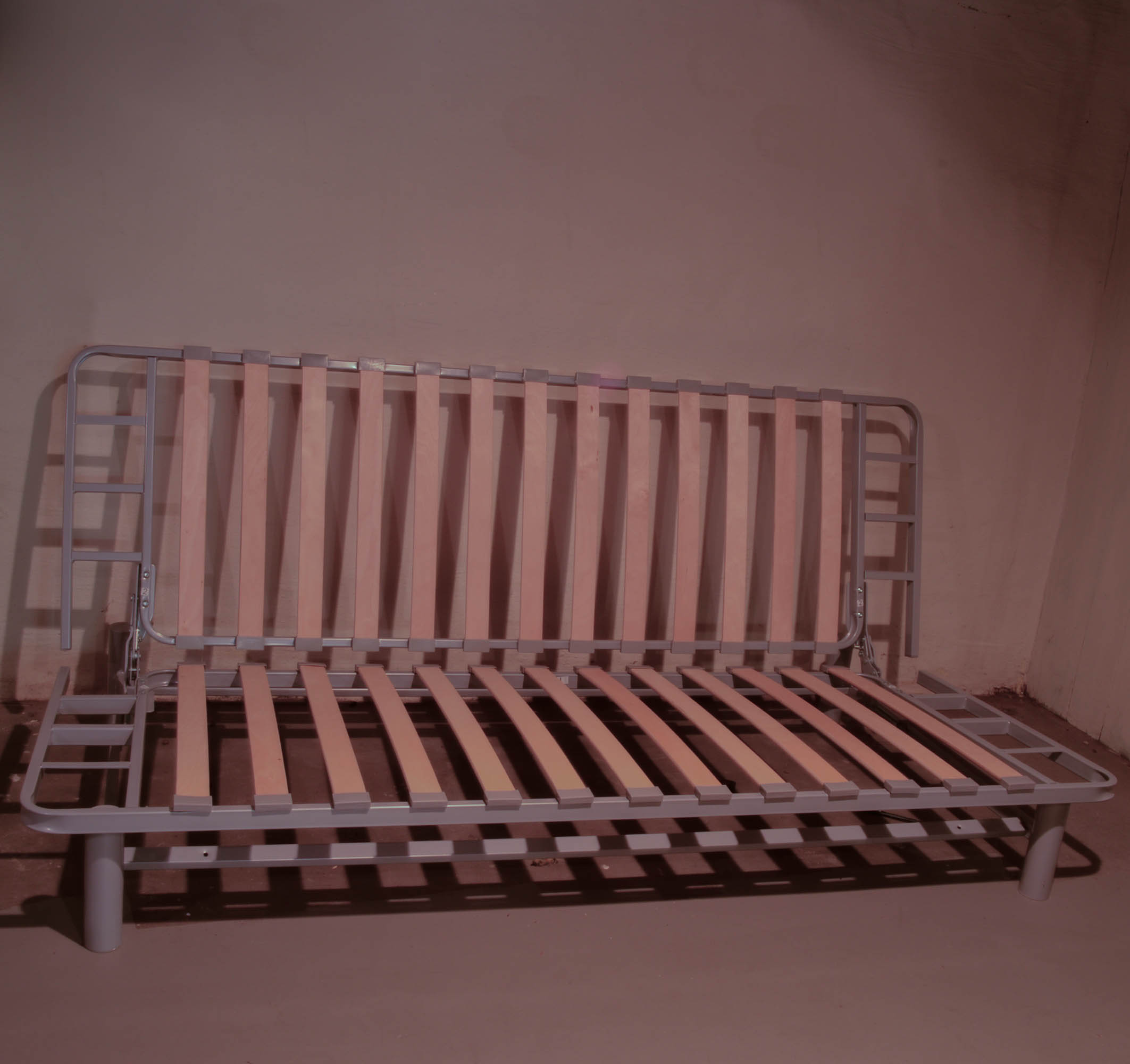 Metal and Wood Futon Frame