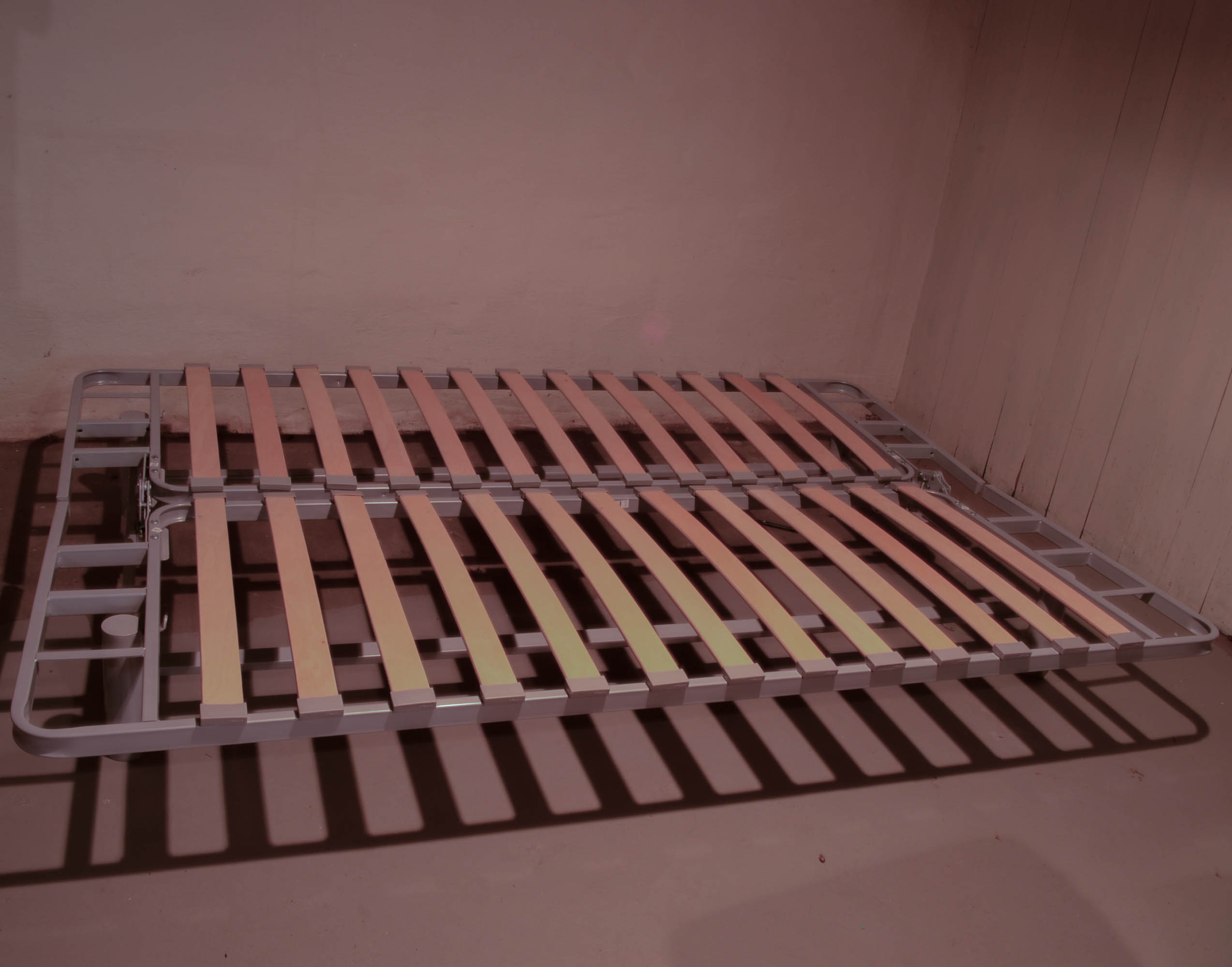 Metal and Wood Futon Frame