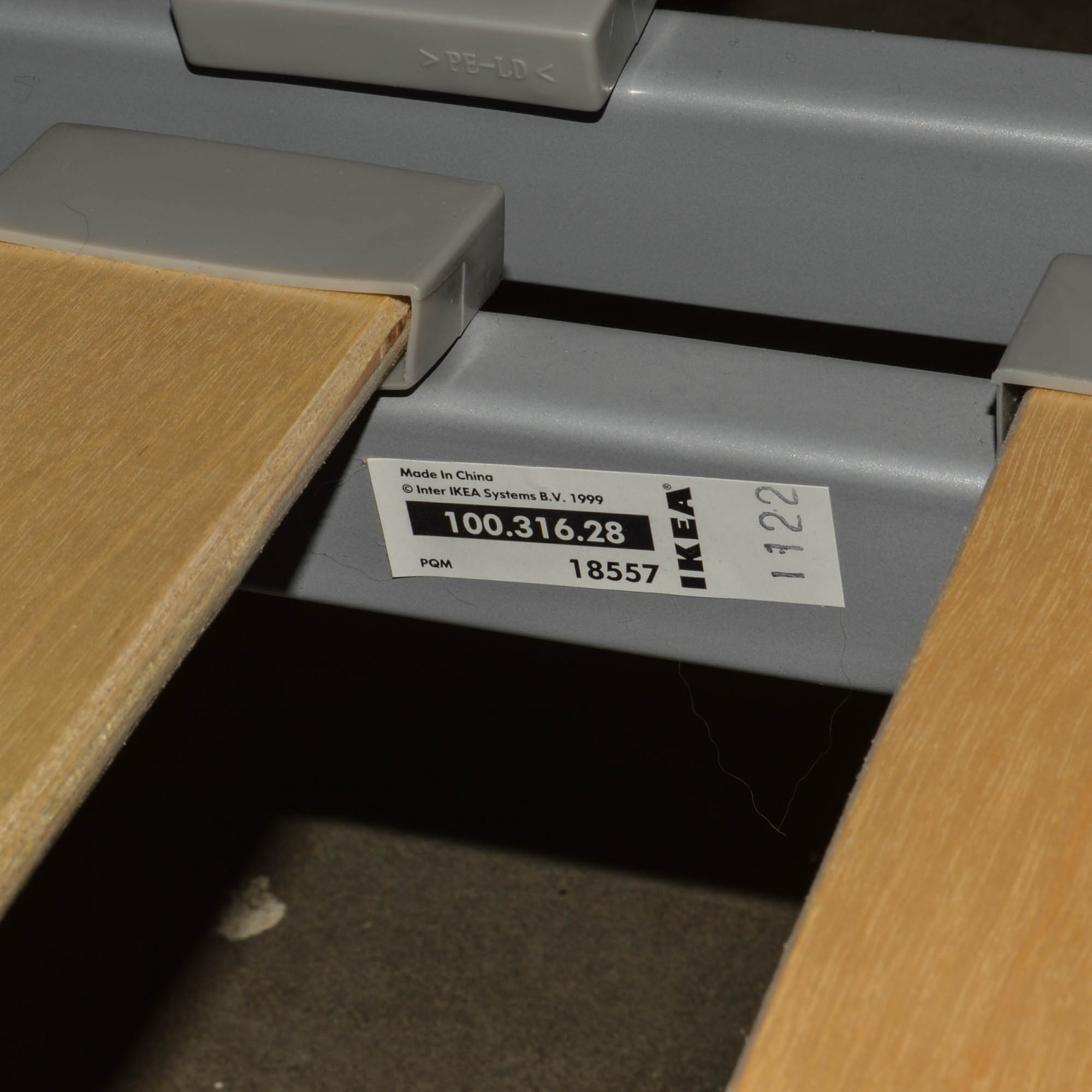 Metal and Wood Futon Frame