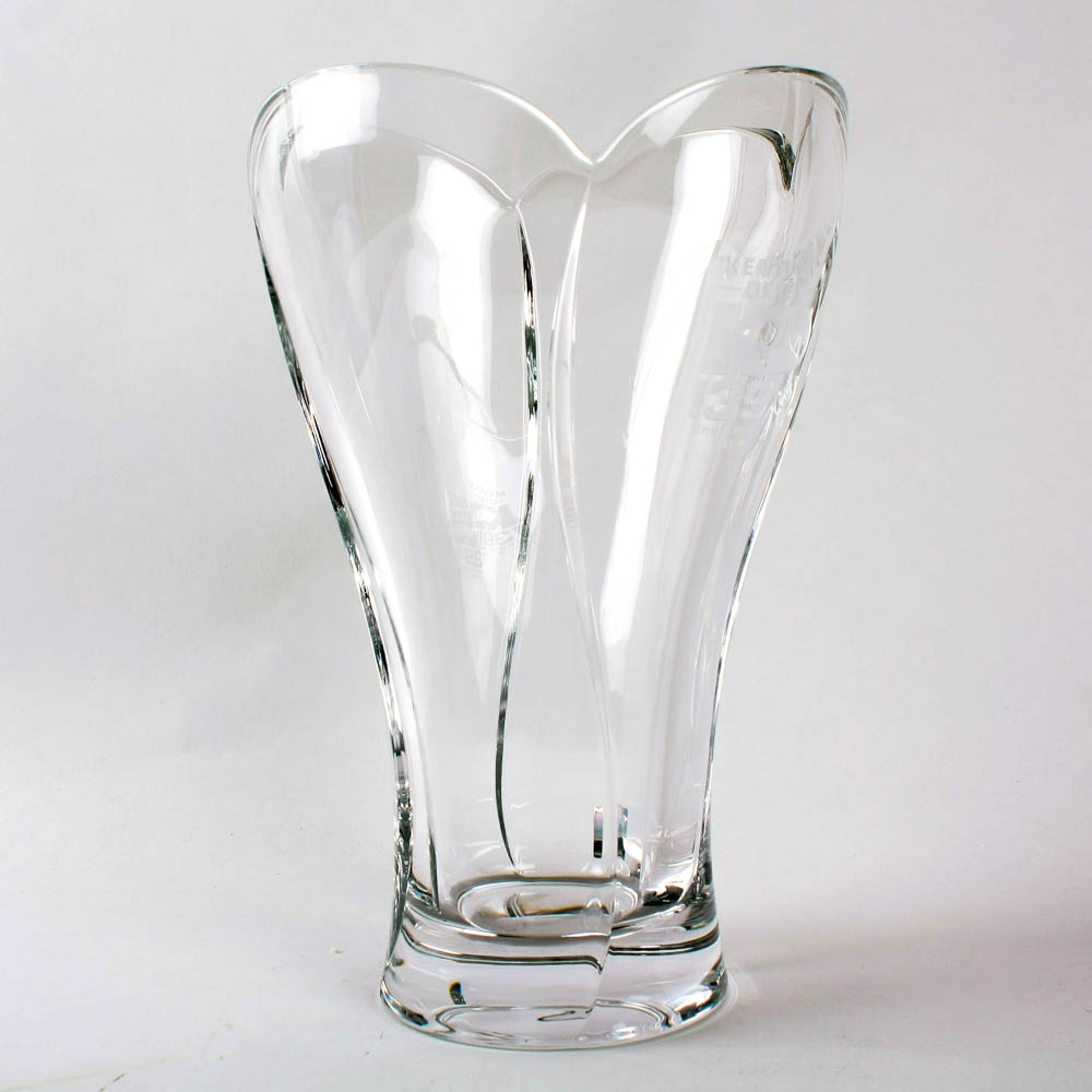 Kentucky Derby 139 Etched Logo Icon Symphony Vase