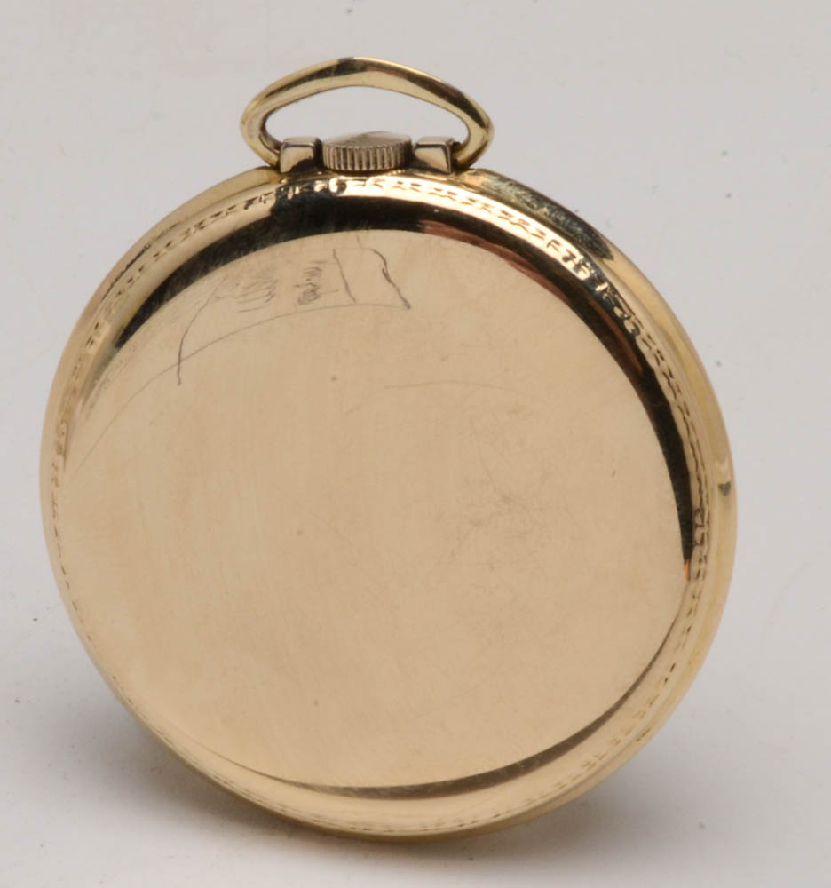 Vintage 10K Rolled Gold Plate Bulova Pocket Watch