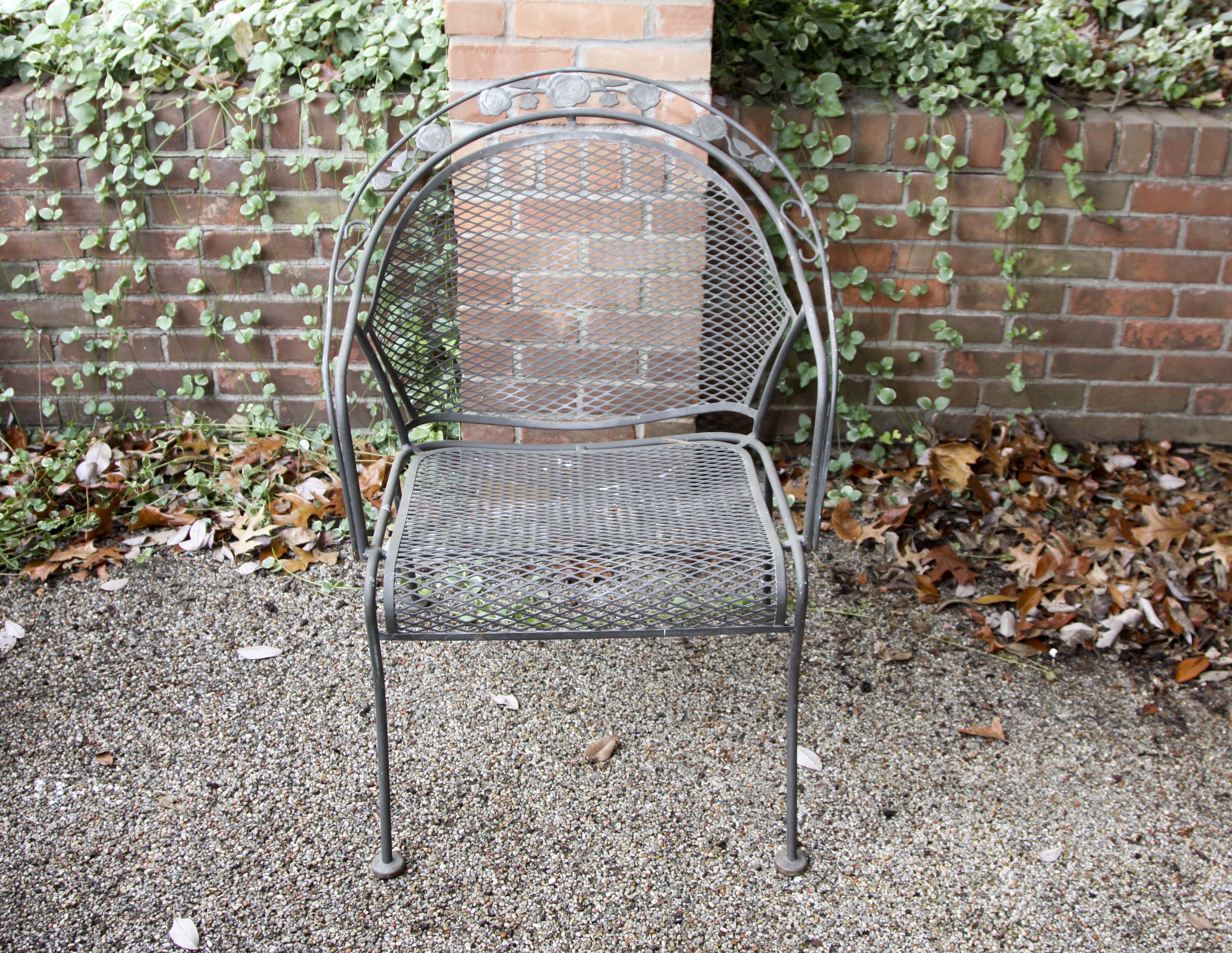 Metal Outdoor Patio Table and Chairs Set