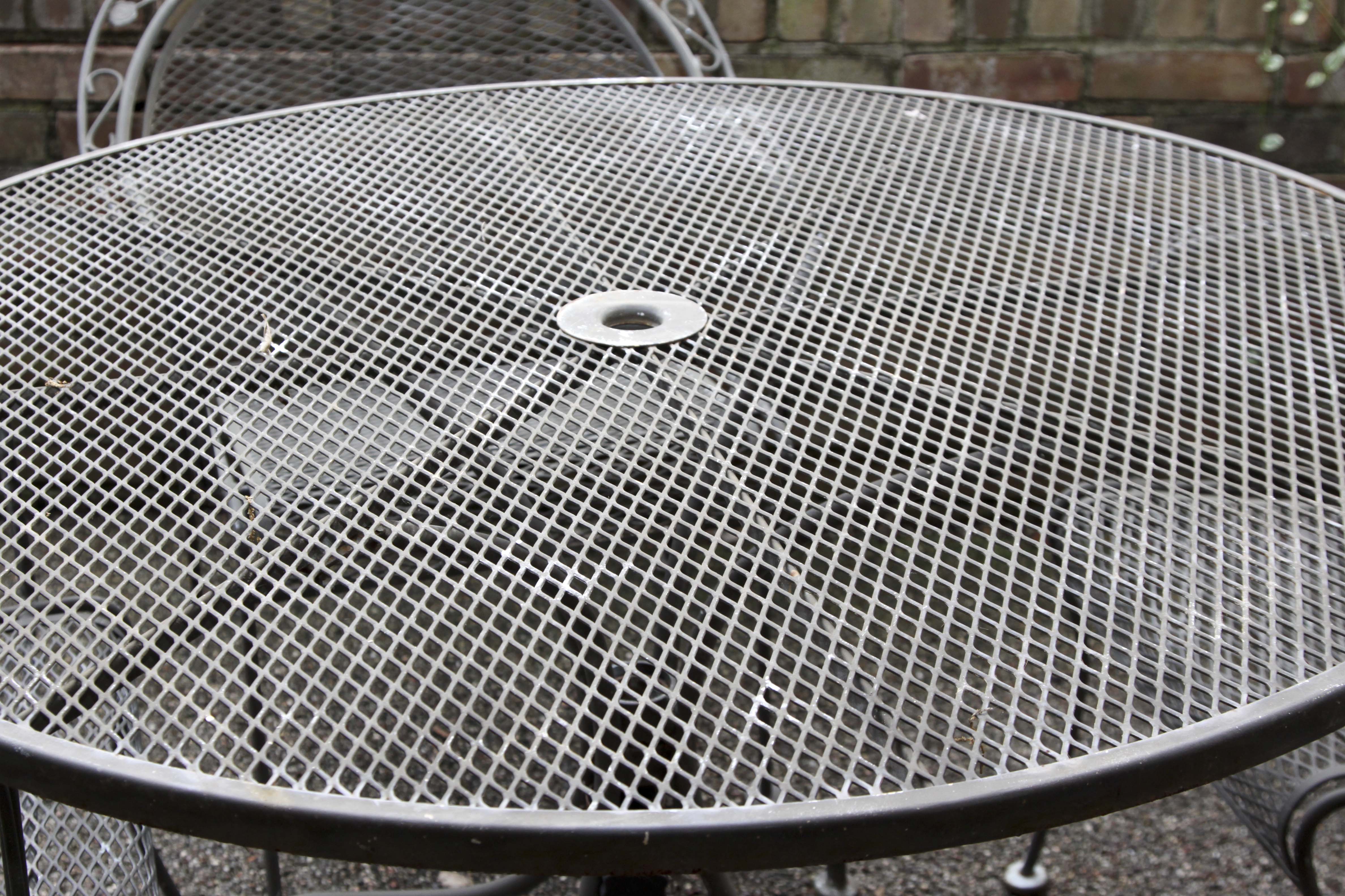 Metal Outdoor Patio Table and Chairs Set