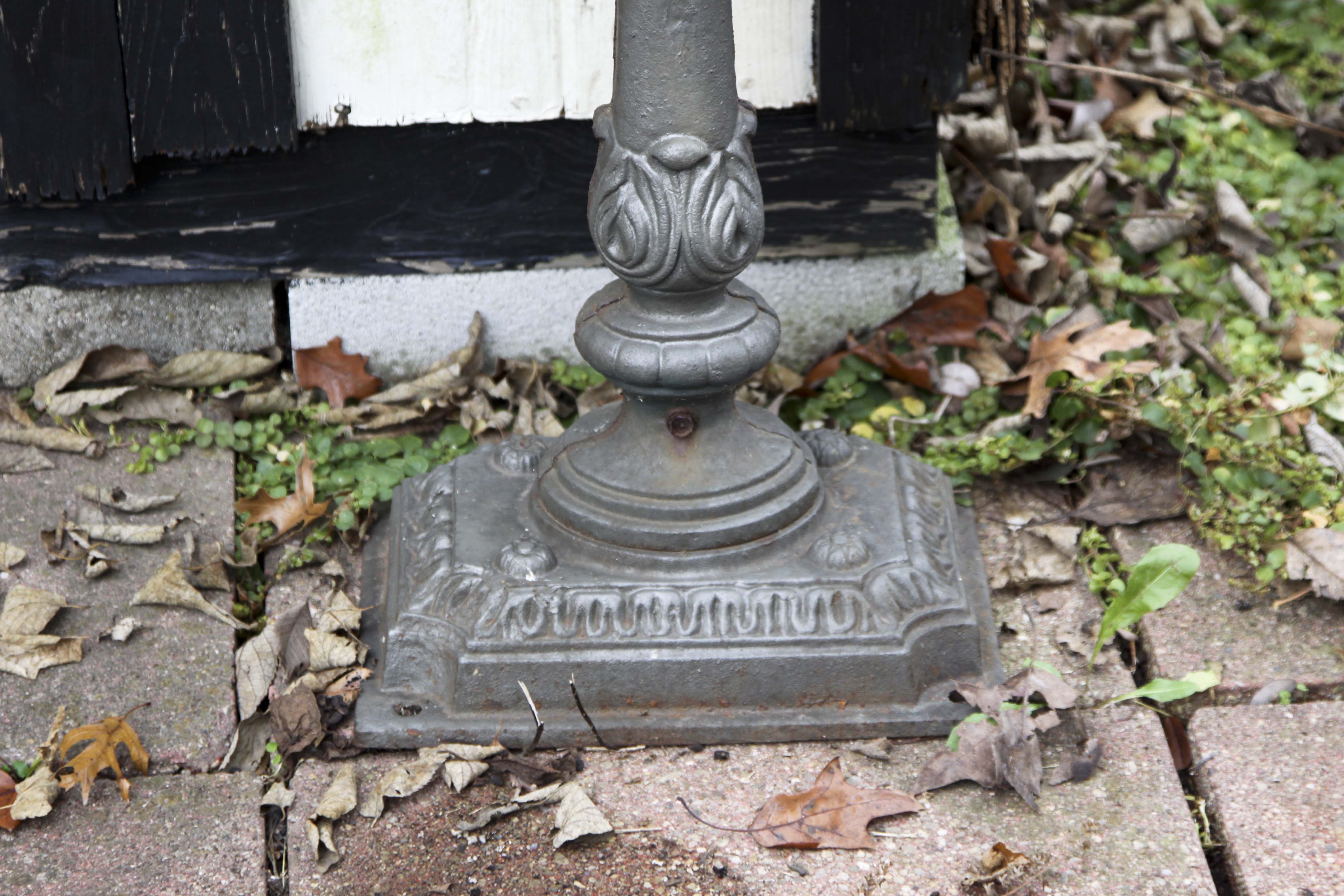 Vintage English Style Cast Iron Mailbox