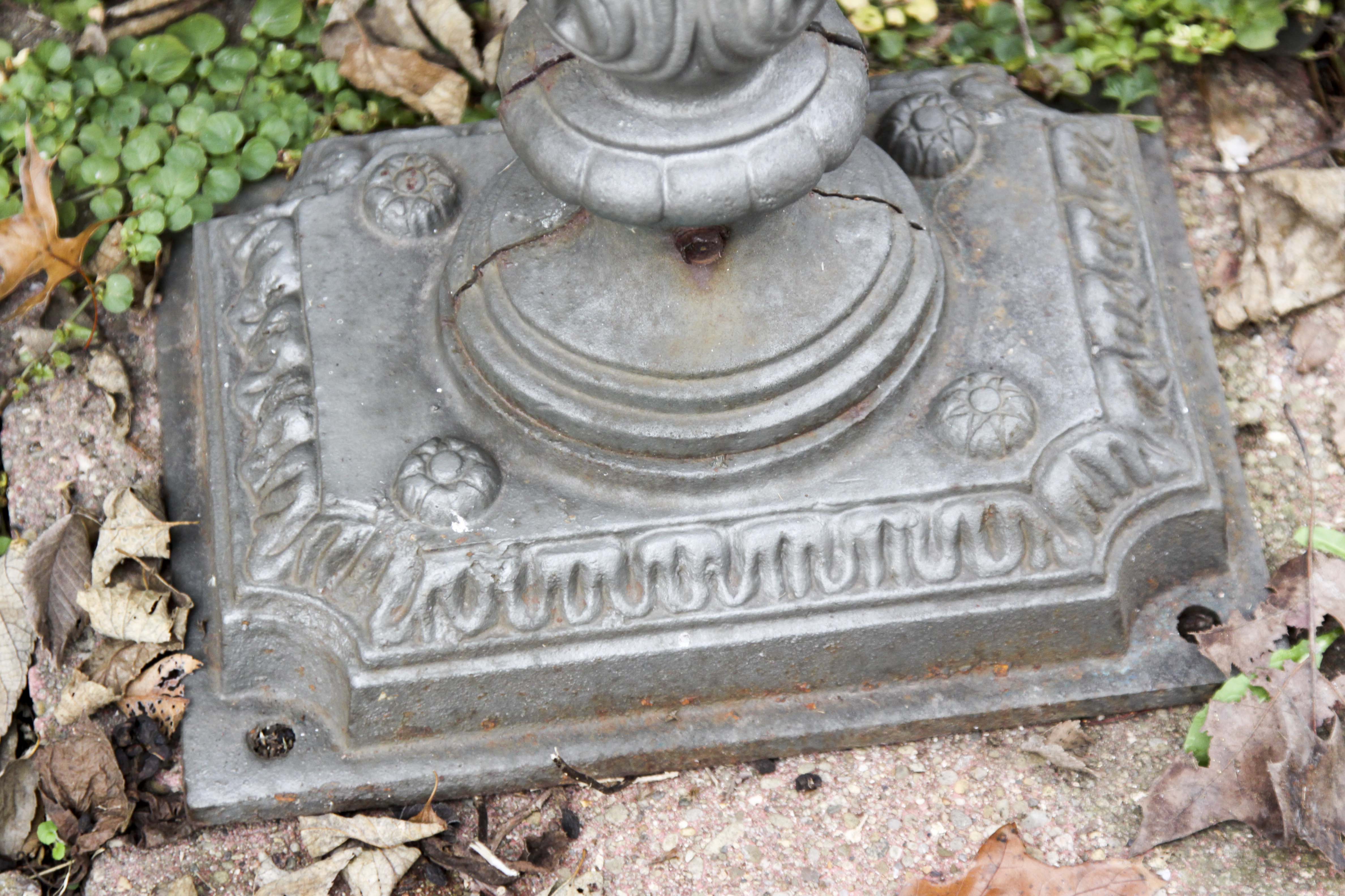 Vintage English Style Cast Iron Mailbox