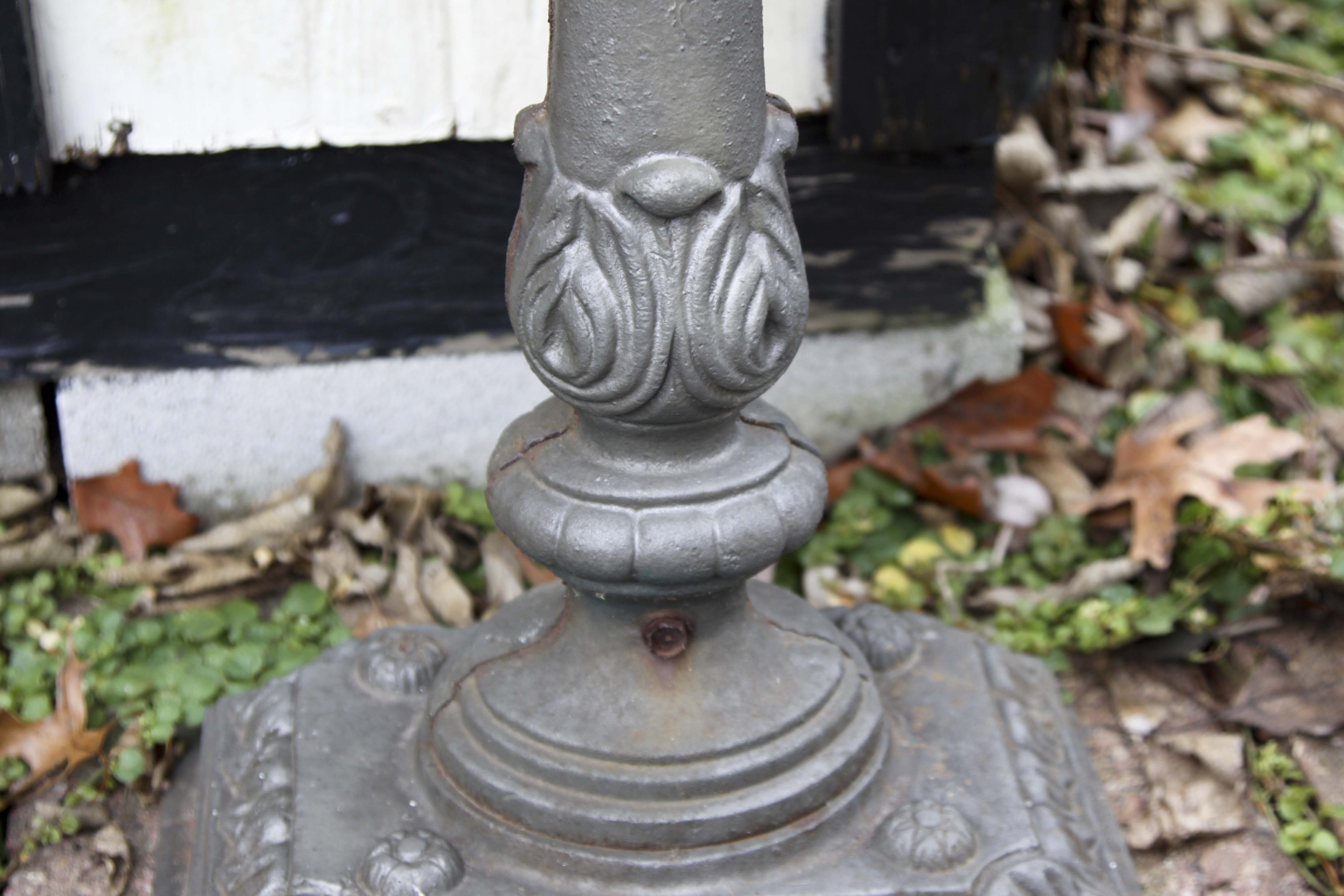 Vintage English Style Cast Iron Mailbox