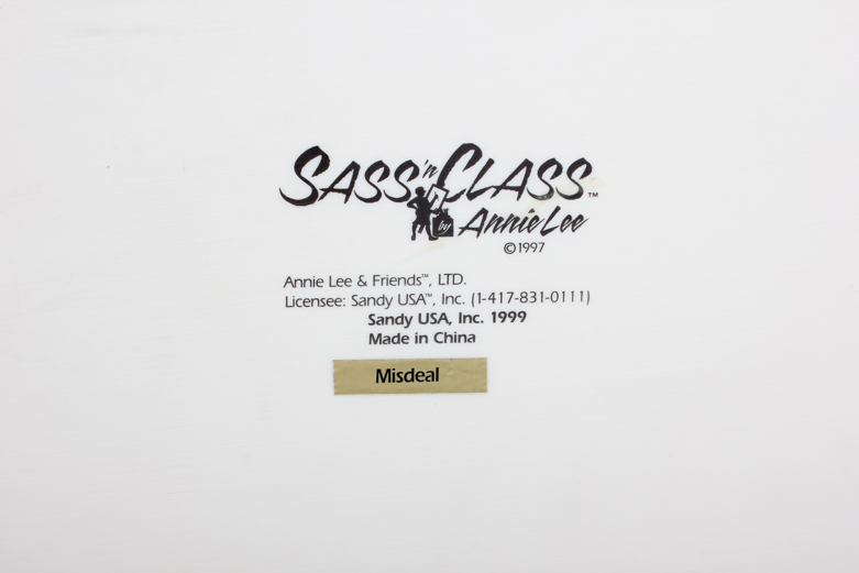 "Misdeal" Sass' N Class by Annie Lee Figurine